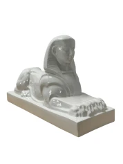 1920s Ceramic Sculpture of a Sphinx by Charles Vos for De Spinx Maastricht